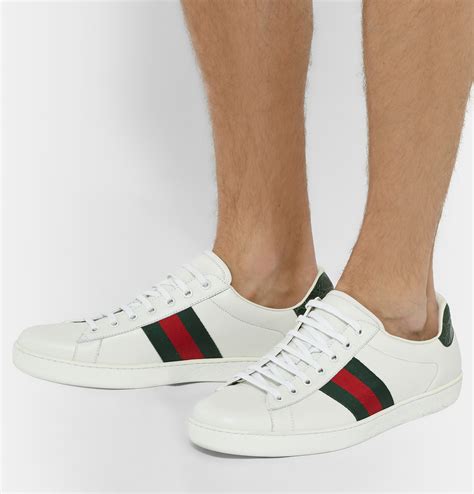 gucci leather shoes on sale|white gucci shoes men.